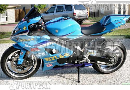 Fit suzuki 2005 2006 gsx-r gsxr 1000 k5 05 06 fairing abs bodywork blue f61b18