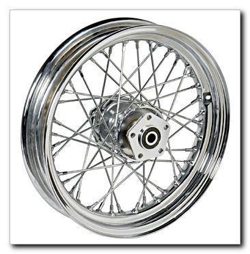 40 spoke 16" front wheel 16 x 3 harley softail flstf fat boy 2000-2006