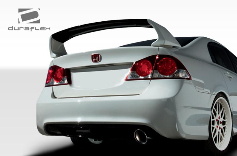 Duraflex rear bumper body kit 06 07 08 09 10 11 honda civic 4dr 107738