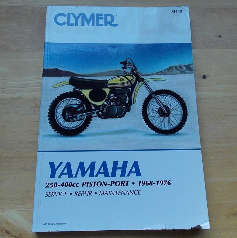 Clymer 1968-1976 yamaha 250-400cc piston-port service/repair/maintenance manual