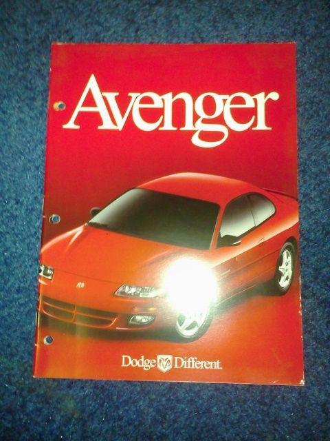 1999 dodge avenger sales dealer brochure
