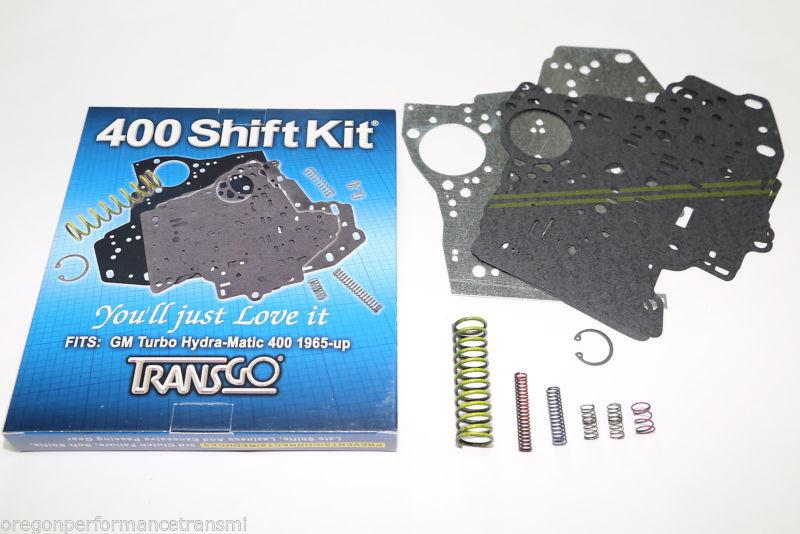 Transgo sk400 th400 shift kit & separator plate 400 3l80 automatic transmission