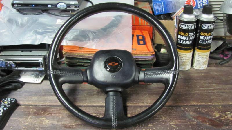 Chevy lumina sport steering wheel oem gm c10 c20 ck truck 3 spoke leather gm 