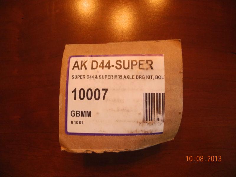 Ak d44-super super d44 and super m35 replacement axle bearing kit