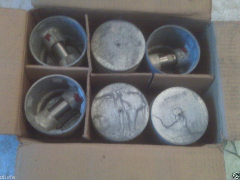 Nos studebaker commander 6 pistons 40th