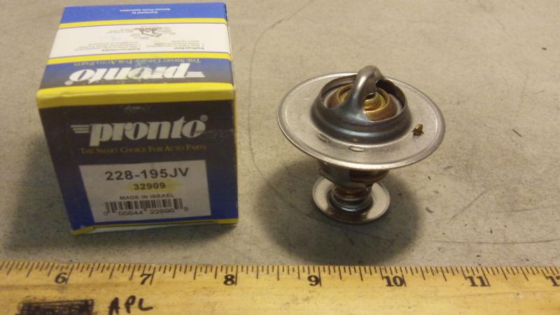 Pronto 228-195jv 195 deg f thermostat (navigator mustang f150 & more -see chart)