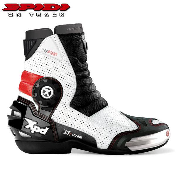 Spidi x-one wrs boots white / black / red 41 euro