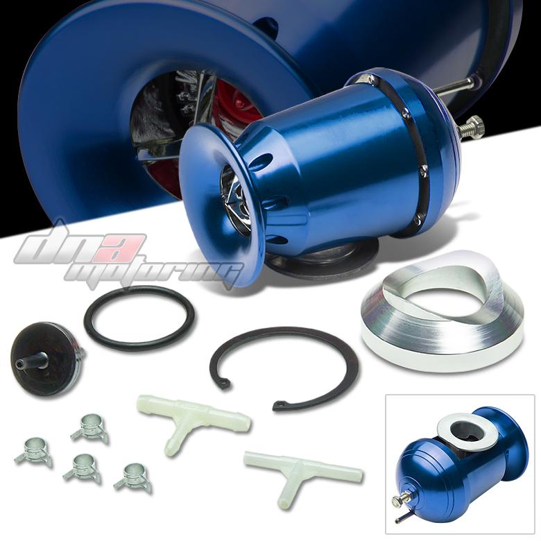 30psi turbocharger/intercooler blue t3 sqv aluminum blow off valve boost bov psi