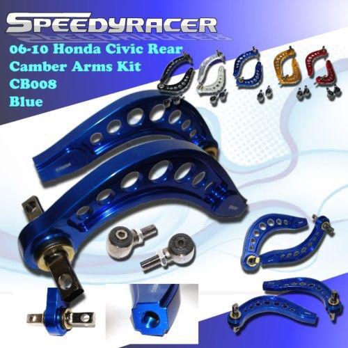 Honda civic rear camber arms kit 2006-2010 blue  wow@@