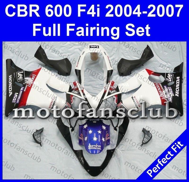 Fit honda cbr600 f4i 04 05 06 07 cbr 600f 2004 2005 2006 2007 fairing #07 c