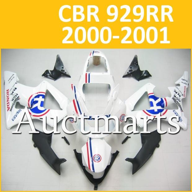 Fit honda 00 01 cbr929rr cbr 929 rr 2000 2001 fairing kit abs plastic b13 i15