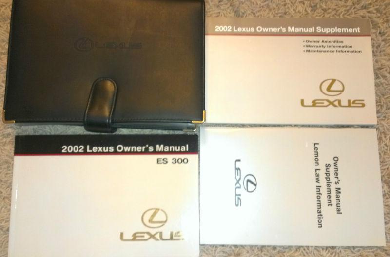 2002 lexus es300 owners manual