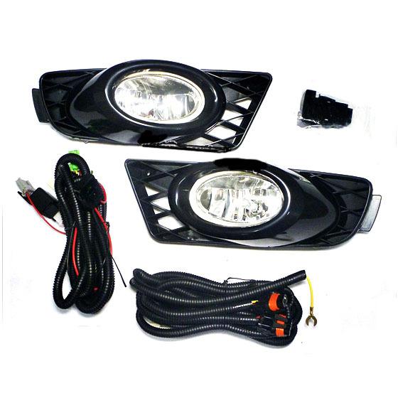 2009 10 11 honda civic 4 door sedan spot lights lamp fog light lamp pair -not us