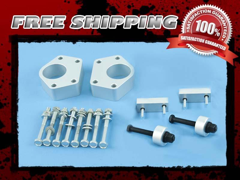 Silver block lift kit front 3" coil spacer 4wd 4x4 ifs w/ differential drop