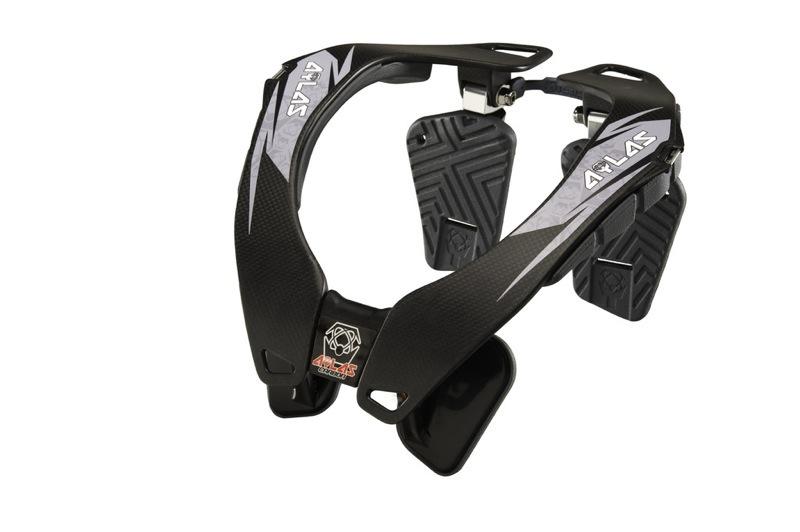 Atlas carbon neck brace medium black new in box no reserve auction