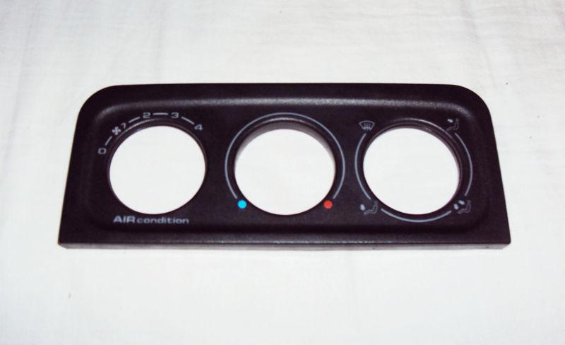 93-99 golf jetta gti  climate control face plate bezel with tuner knobs nice!