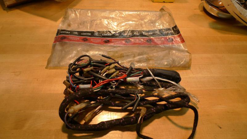 Nos lucas wiring harness 1970 bsa b44vs-1970 triumph tr25w