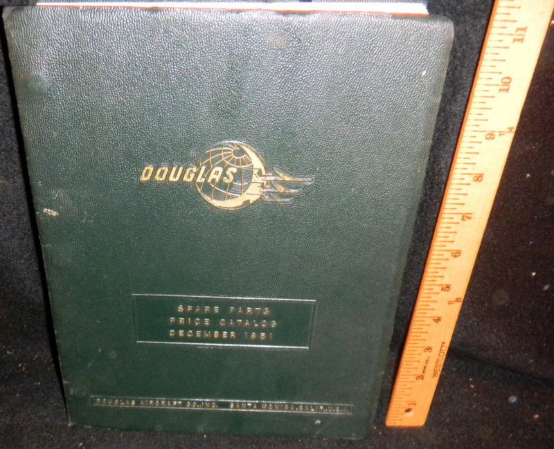 1951 douglas aircraft spare parts price catalog  dc-3, dc-4, dc-6, c-47, c-54