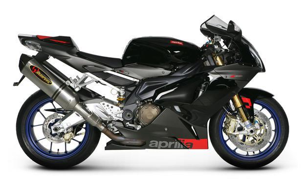 Akrapovic street legal slip-on exhaust titanium aprilia rsv 1000 r factory 07-09