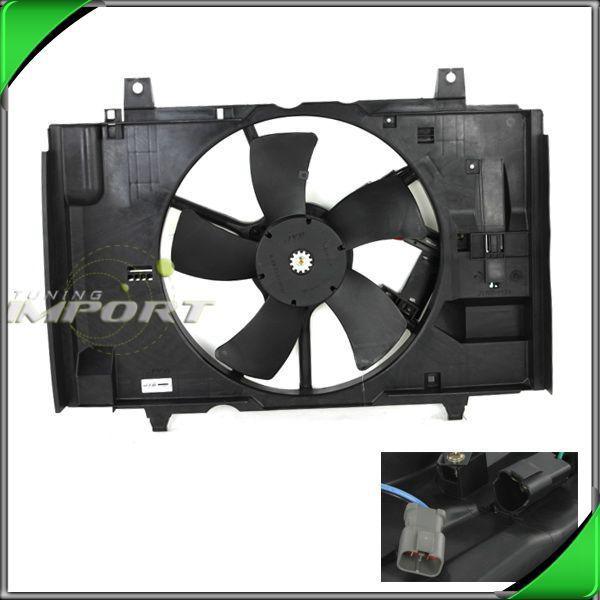 07-11 nissan versa radiator a/c condenser condensor dual fan motor shroud new