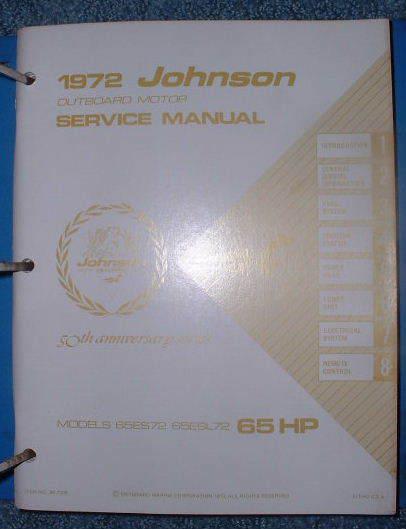 *1972 johnson 65hp service manual (super nice)