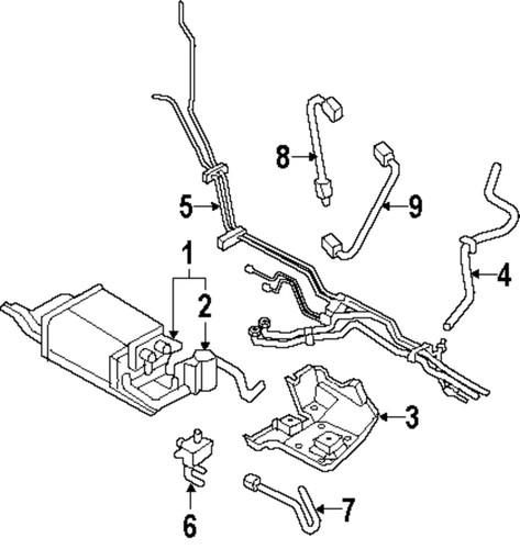 Ford oem 5f9z-9g444-ab oxygen sensor