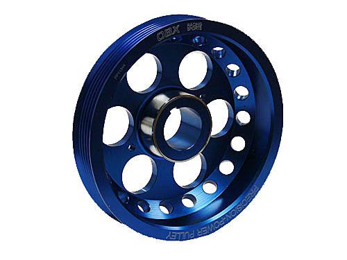 Obx blue crank pulley 02-09 altima 2.5l dohc qr25de