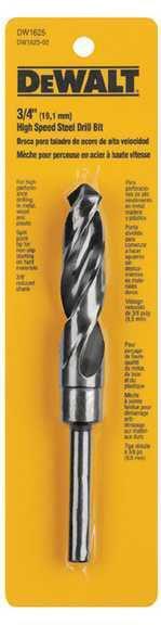 Dewalt tools dew dw1625 - drill bit, black oxide - split point; wood, metal o...