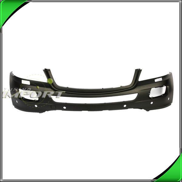 06-08 ml320 ml350 ml500 ml550 front bumper cover primed blk plastic paint-ready