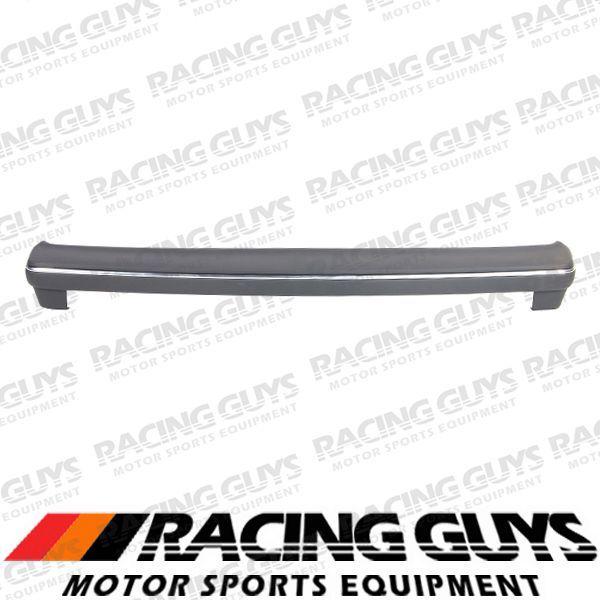 86-87 ford tempo rear bumper cover matte black facial plastic assembly fo1101120