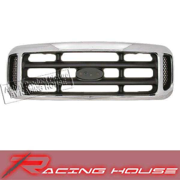 99-04 ford f250 superduty honeycomb pickup truck chrome grille grill assembly