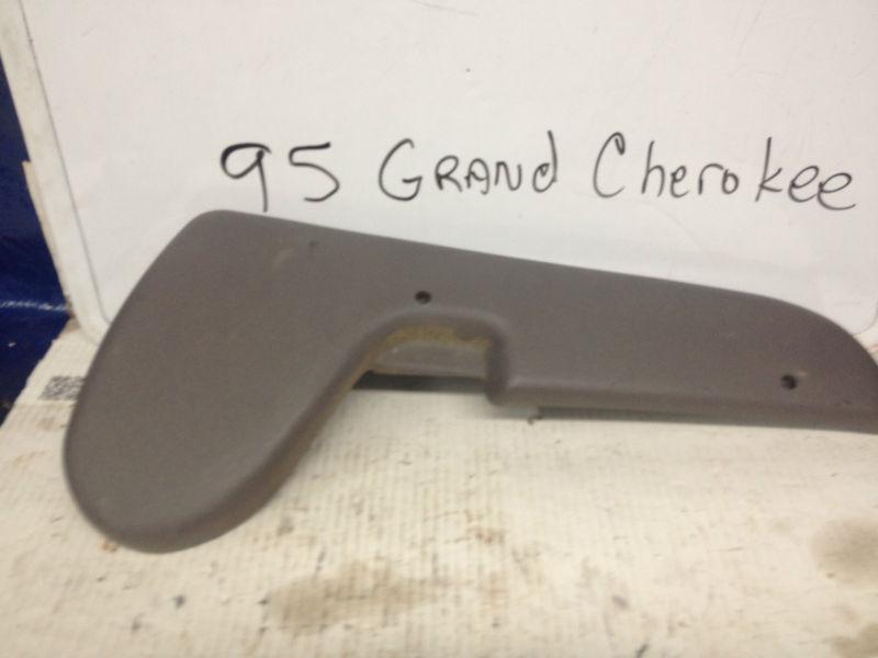 1993-1998  grand cherokee left drivers   seat gray trim cover 