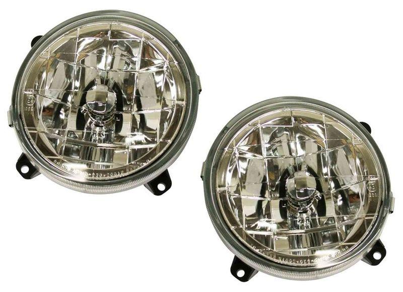 Driving fog light lamp assembly pair set (driver & passenger side, qty 2)