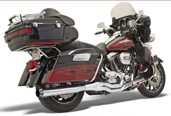 Bassani road rage ii b4 exhaust system 4" chrome harley flhtcse 2004