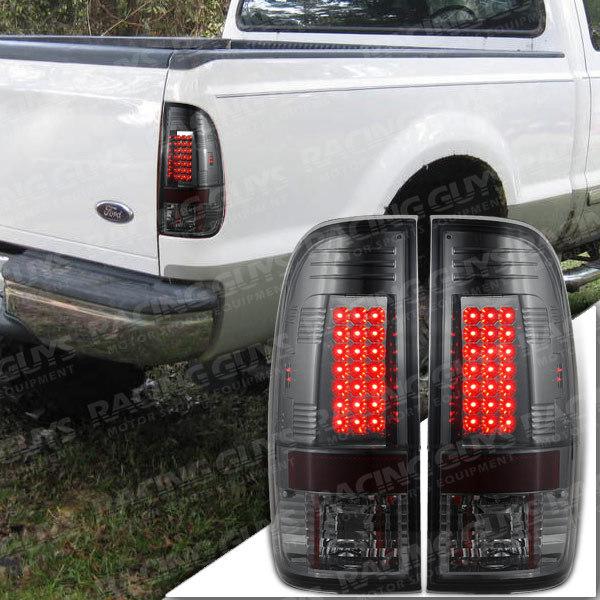 97-03 ford f150 f250 led tail lights styleside pickup truck rear brake signal