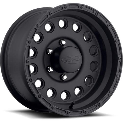 17x9 black raceline rockcrusher (887) wheels 6x5.5 +0 chevrolet k-1500 c-2500