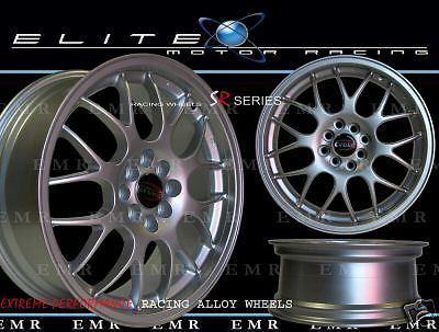 17" evoke m5 wheels/rims 5 lugs silver 5x100-114.3 bp