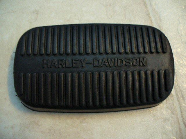 83-up harley davidson touring rear brake pedal rubber oem # 42416-83