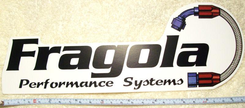 Fragola performance systems - racing decal - sticker