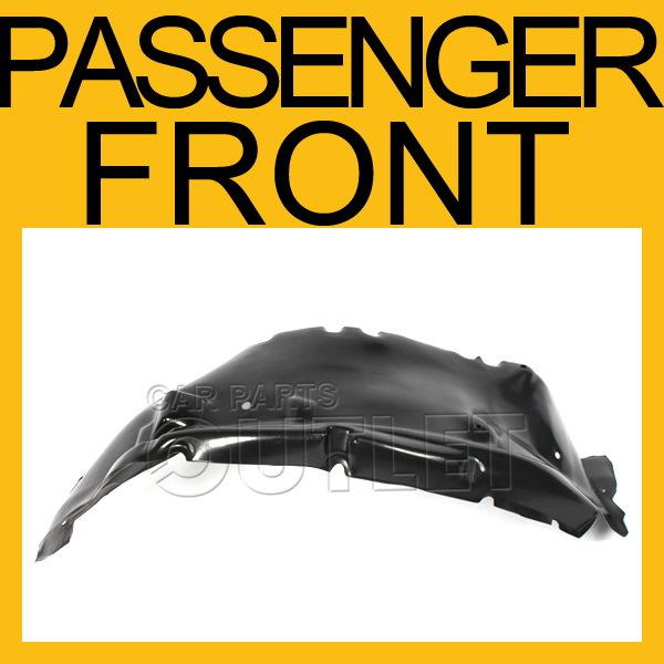 07-10 colorado canyon splash shield fender liner 2wd front passenger side r/h