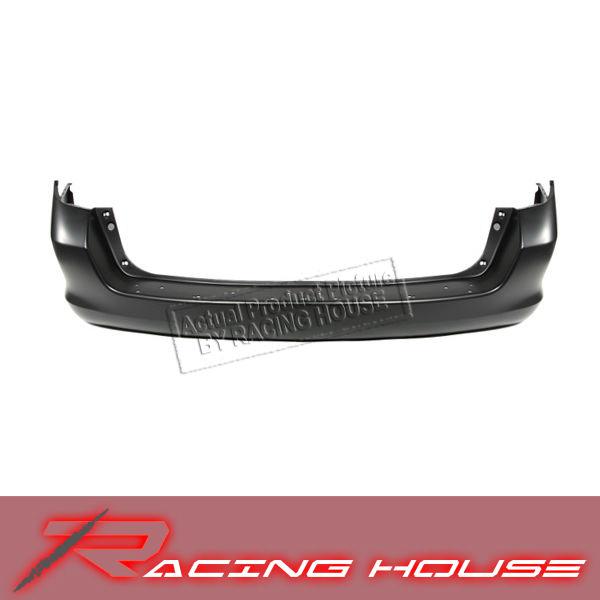 2005-2007 honda odyssey lx/ex primered black plastic rear bumper cover 2006 new