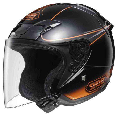 Shoei j-force 3 lubla rubra tc-8 orange black xl 61cm helmet free shipping japan