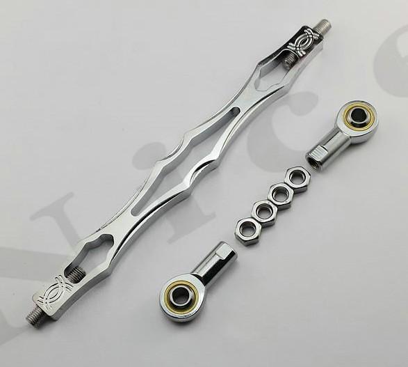 Diamond chrome shift linkage for harley softail dyna glide touring road king fl 