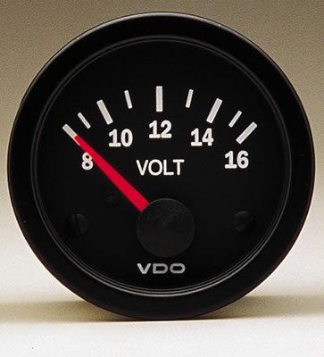 Vdo gauges gauge voltmeter 12v cv chr