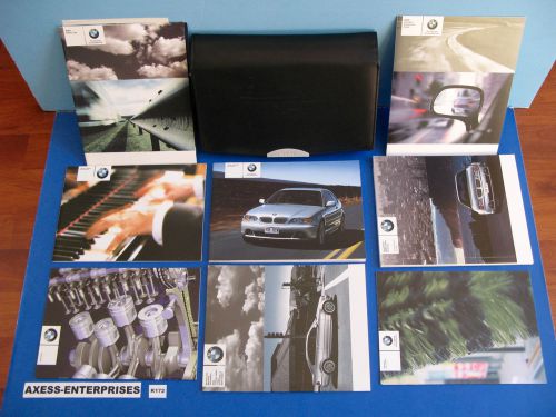 04 bmw e46 coupe 325 330 ci 325ci 330ci owners manuals drivers books set # k172