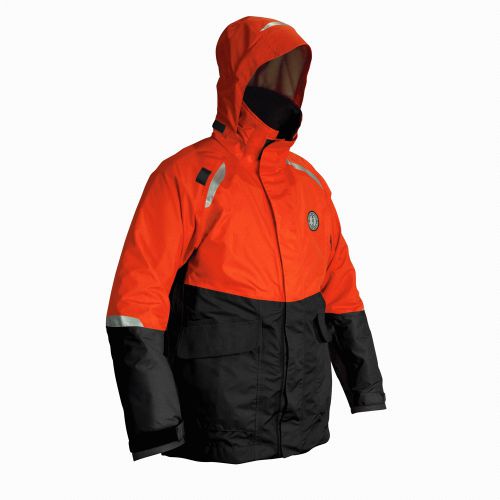 New mustang mc5444-l-or/bk catalyst coat - large - orange/black