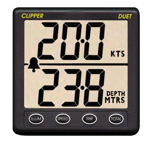 Clipper cl-ds-reman duet instrument depth speed log w/ transducer