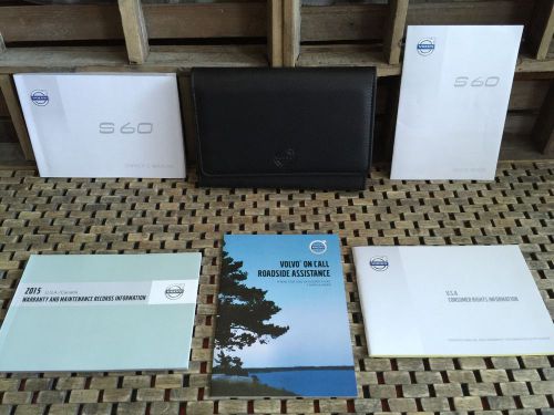 2015 volvo s60 owners manual (( mint oem set ))