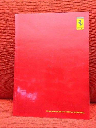 1997 ferrari sales &amp; otganziation worldwide dealership sales center manual rare