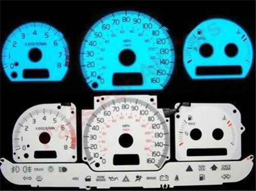 Volvo v40 s40 illumiglo white face glow gauges 2000 2001 2002 plasma mph kmh